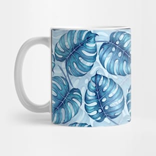 Monstera watercolor pattern 2 Mug